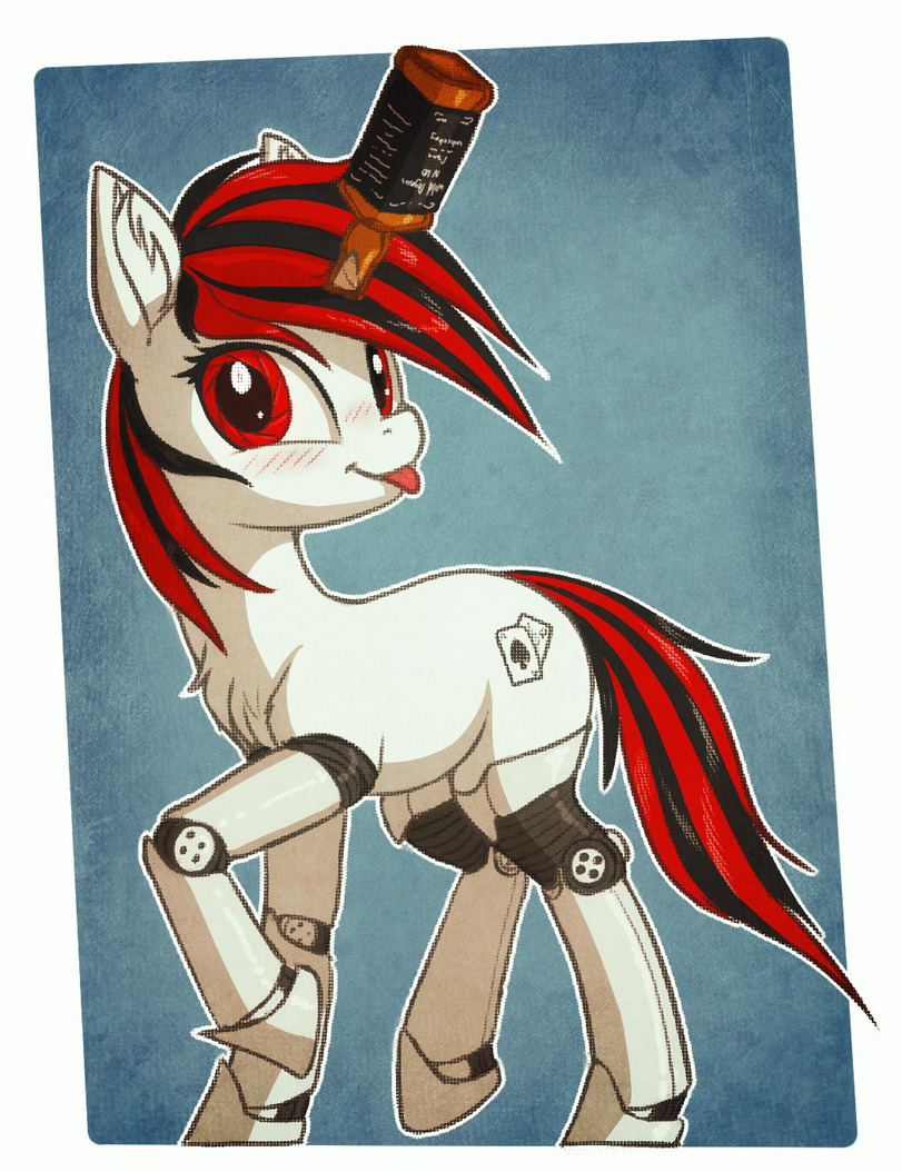 Black Jack - My little pony, Fallout: Equestria, Foe: Project Horizons, Blackjack MLP, PonyArt, Original character, MLP Blackjack