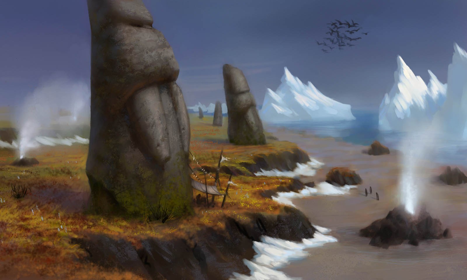 Northrend is the northern jewel of Azeroth. - Wow, World of warcraft, Warcraft, Blizzard, Game art, Creation, Longpost