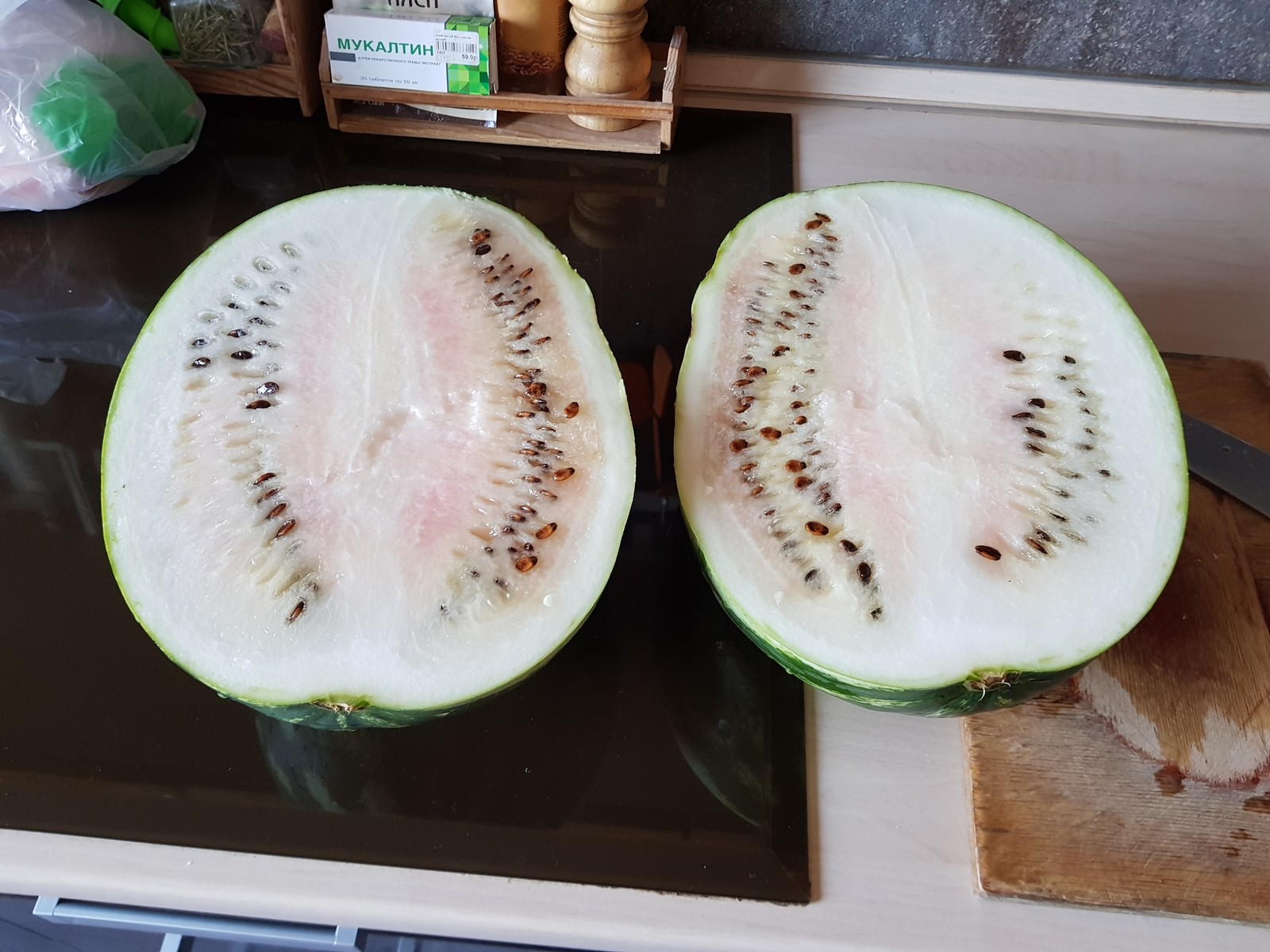 Ripe, tasty and sweet Watermelon - My, Watermelon, Summer, Albino