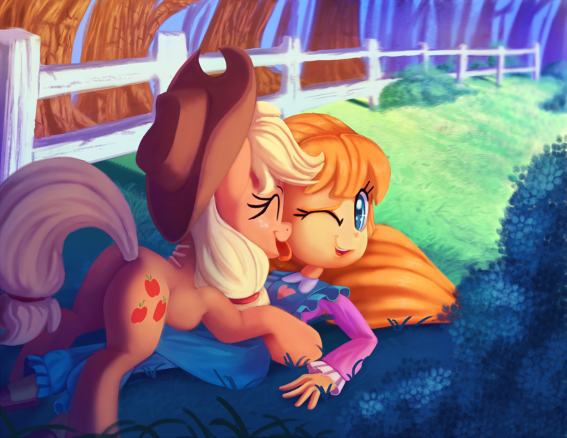 Связь поколений - My Little Pony, Applejack, Megan Williams, Equestria Girls