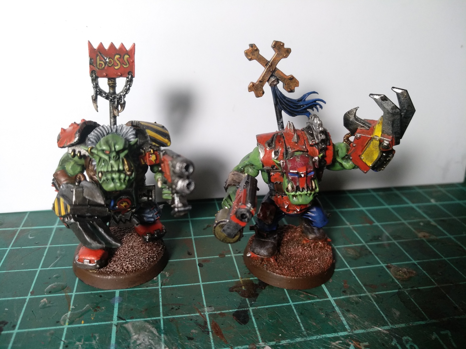 Six months after I started collecting and playing orcs in warhammer 40k. - My, Warhammer 40k, Orcs, Wh miniatures, Waaagh!, Painting miniatures, Longpost