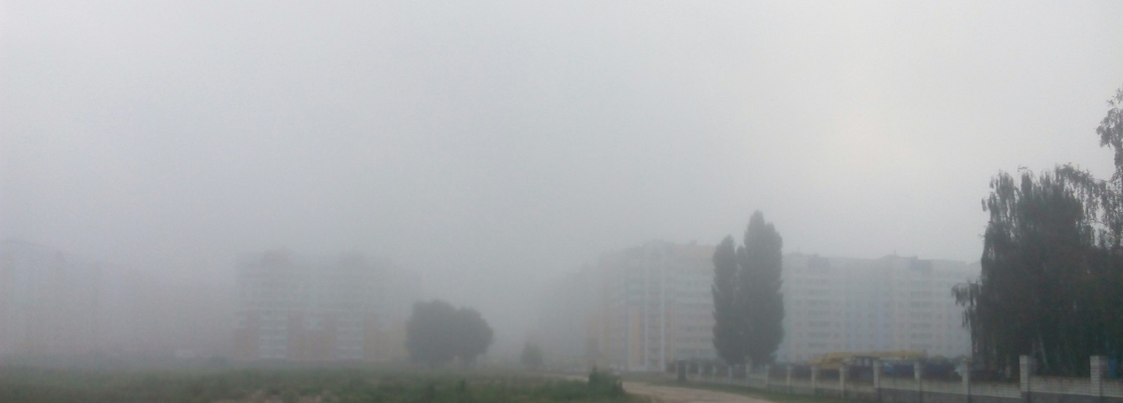 My dear city... - My, Mozyr, Morning, Fog, Silence, No people, Republic of Belarus, Longpost