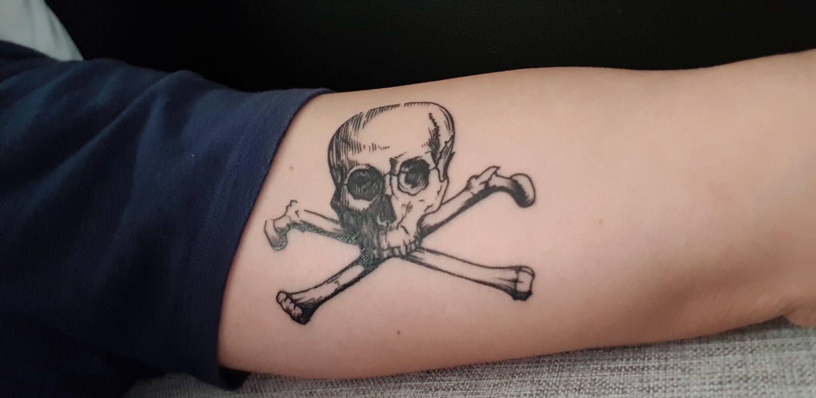 Take it to the league - My, Tattoo, Jolly Roger, Scull, Bones