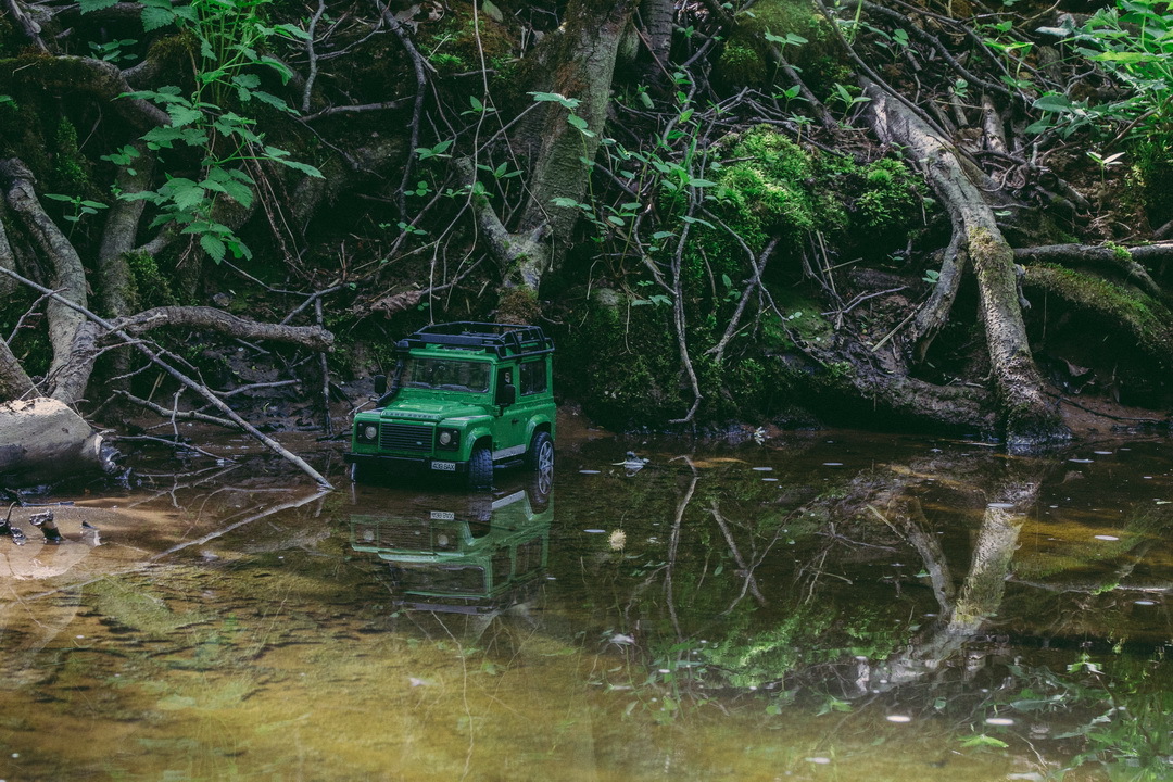 Land Rover Defender - creative advertising - My, The photo, Car, Creative advertising, Photographer, Longpost