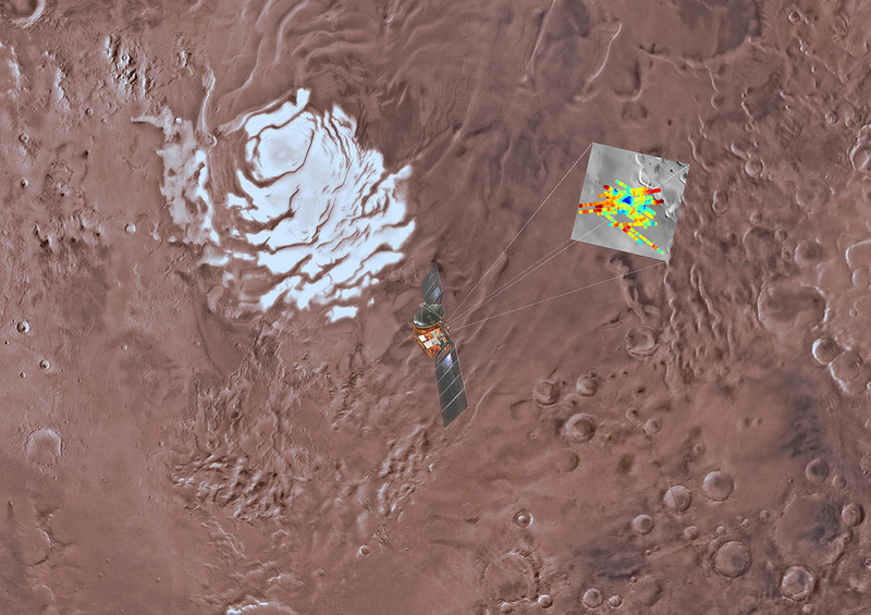 Lake found under ice on Mars - My, Mars, The science, Space, Life on Mars, Water on Mars, Longpost