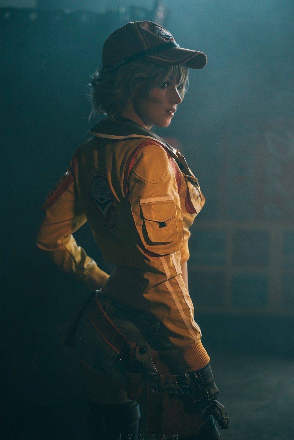 Sasha Holland Cosplay Cindy Aurum - The photo, Girls, Cosplay, Cindy Aurum, Final Fantasy, Longpost, Sasha Holland