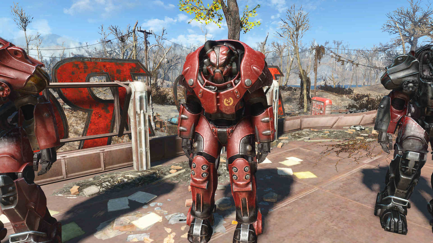 Soviet paint for T-60 and X-01 - Fallout, Fallout 4, t-60, Power armor, the USSR, Fashion, Modifications, x-01, Longpost