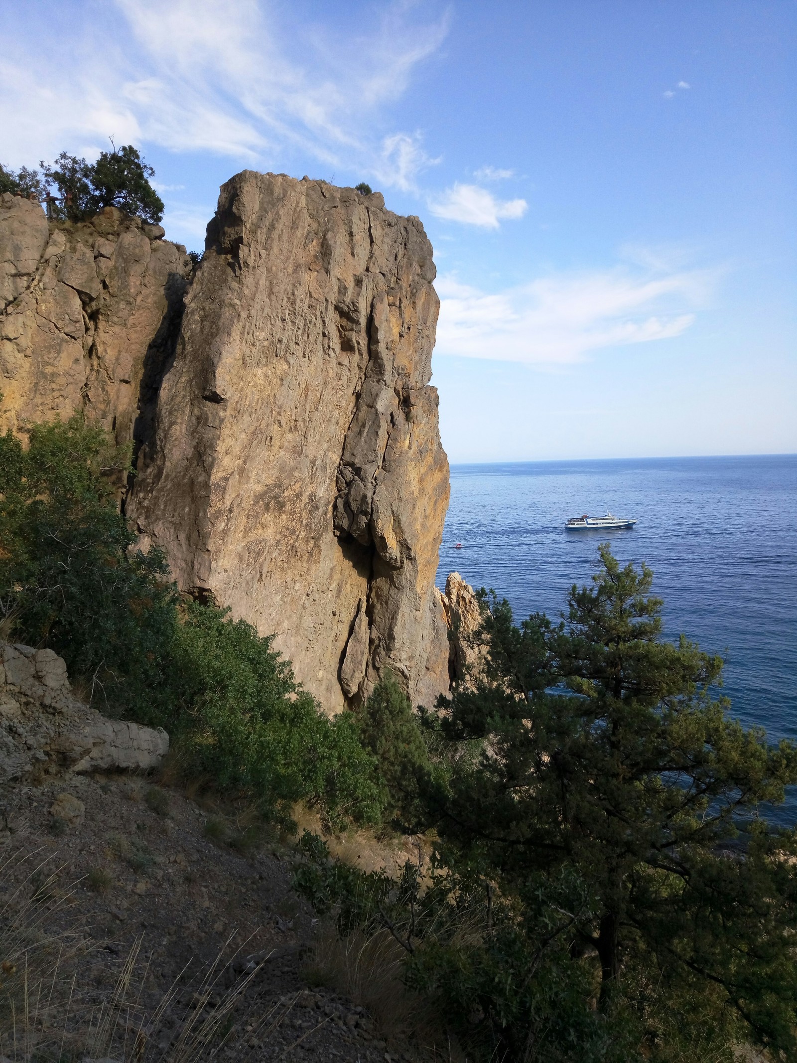 The Golitsyn trail and the village. Merry - My, Crimea, Tent, Travels, Longpost