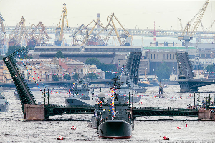 Генеральная репетиция Дня ВМФ 2018 в Санкт-Петербурге 26 июля: Онлайн-трансляция