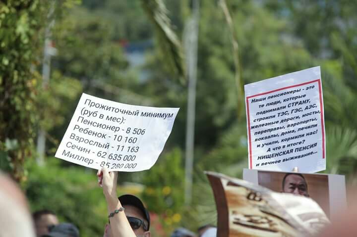 Rally in Sochi. - My, Sochi, Politics, Rally, Pension reform, Protest, Sochi commune, Longpost