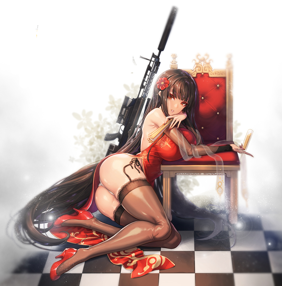 DSR-50 - NSFW, Аниме, Anime Art, Girls Frontline, DSR 50