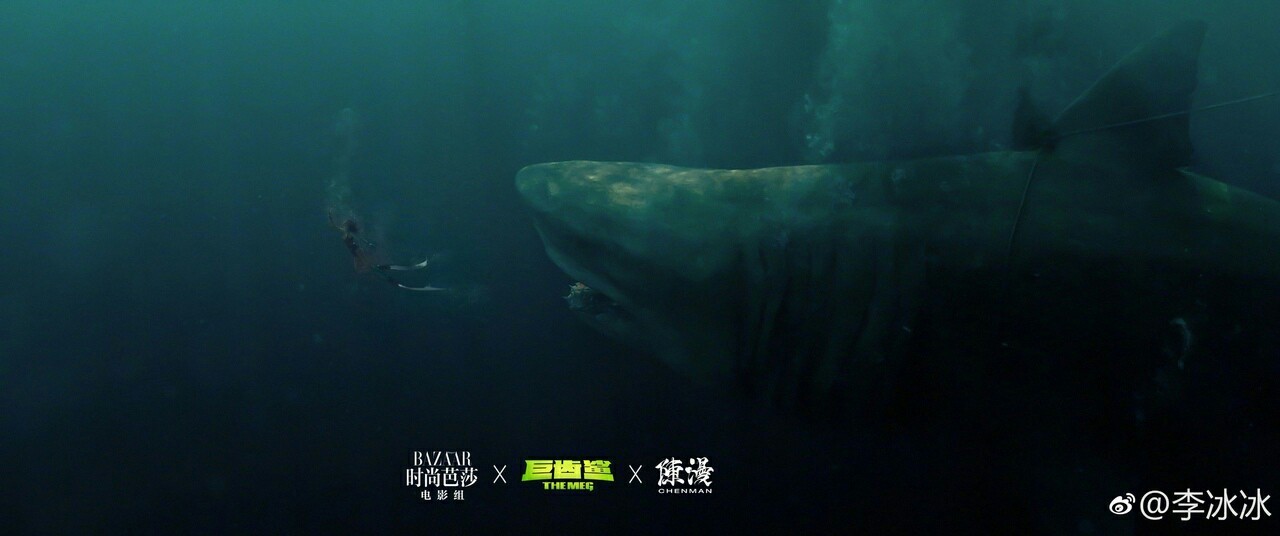 Jason Statham and Li Bingbing in a promotional photo for The Meg by Harper's Bazaar. - Jason Statham, The photo, Promo, Longpost, 