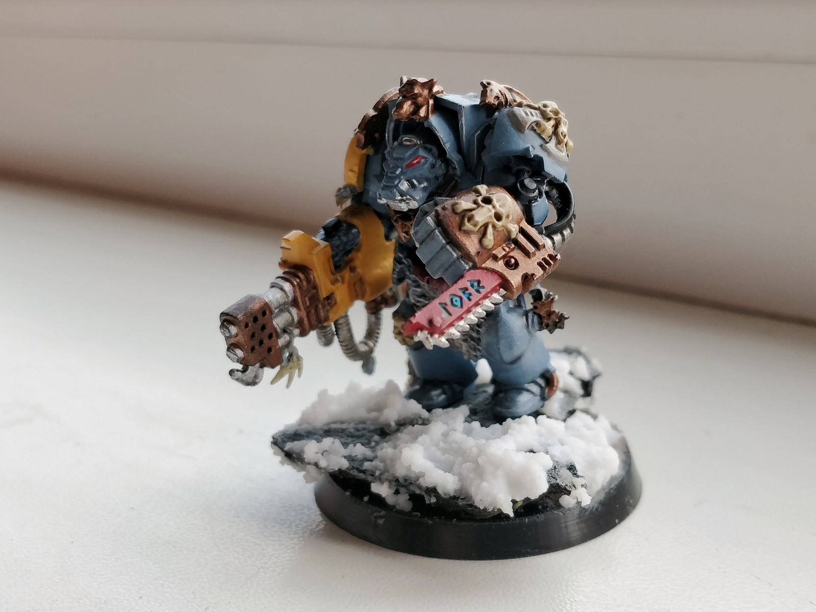 My painting space wolves - My, Warhammer 40k, Space wolves, Miniature, Painting, Modeling, Longpost