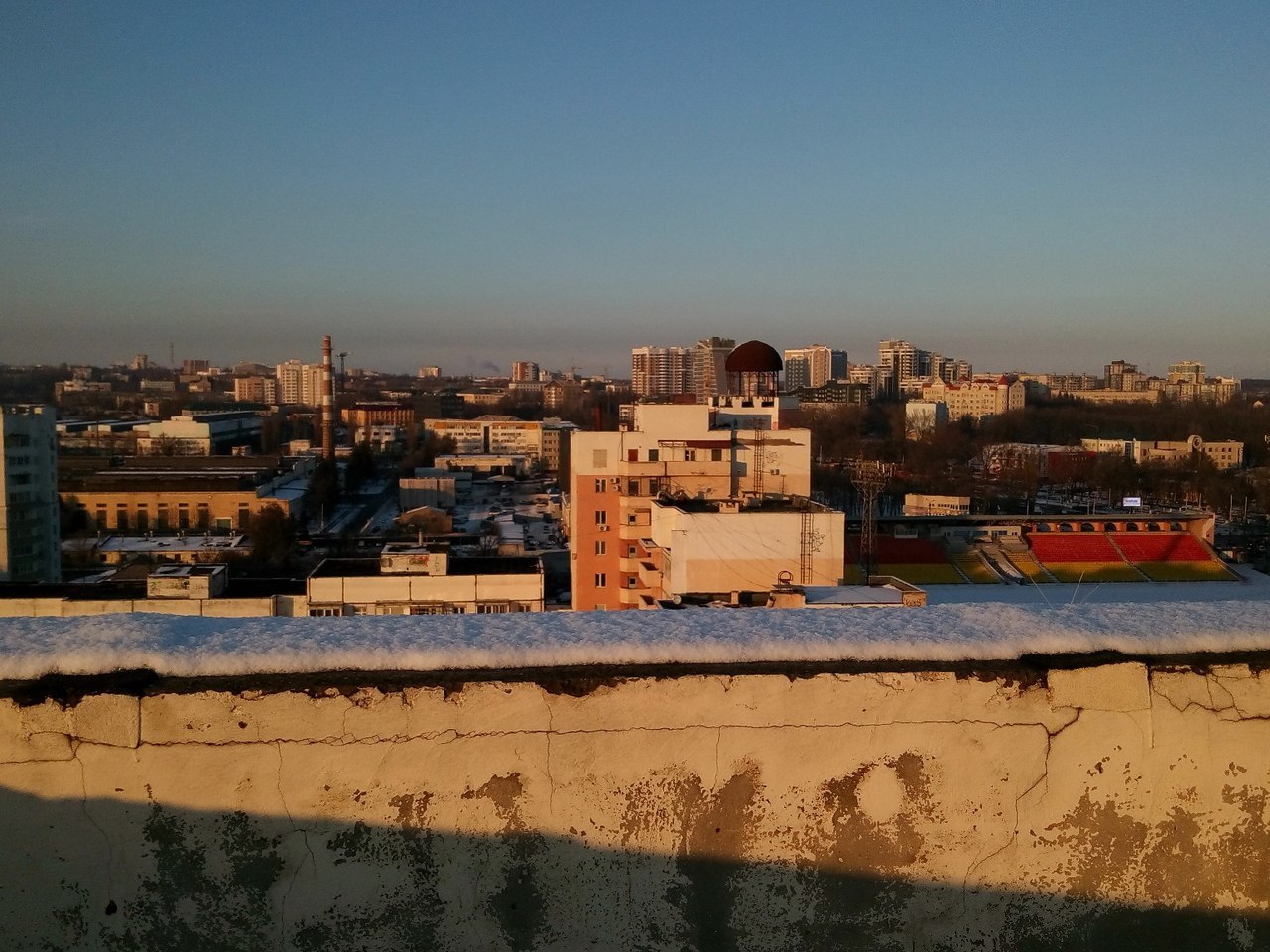 A little archive from Belgorod. - My, Belgorod, Extreme, Roofing, Beautiful view, Landscape, Snow, Height, Longpost, Ruffers