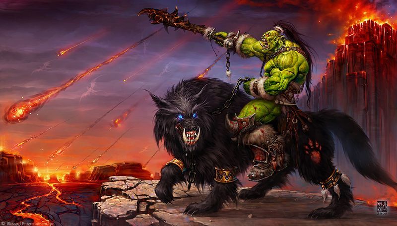 Few people know, but the famous art for Blizzard was drawn by a Chinese. - World of warcraft, Art, Games, China, Artist, Longpost