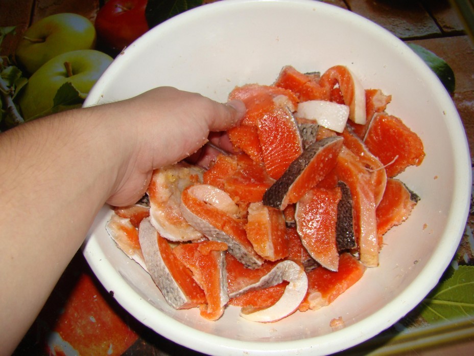 salted trout - Food, Recipe, Cooking, A fish, Salted fish, Trout, Longpost