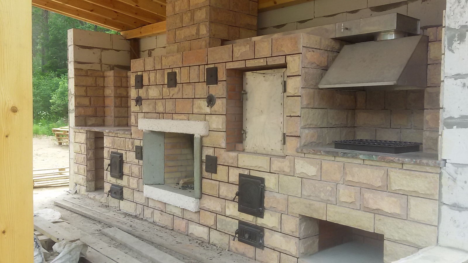 Stoneworking Weekdays, vol. - My, Bkvol, Building, Facing, Fireplace, Table top, Natural stones, Quartzite, Longpost