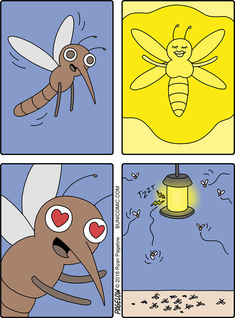 mosquito love - Buni, Pagelow, Mosquitoes, Trap, Comics