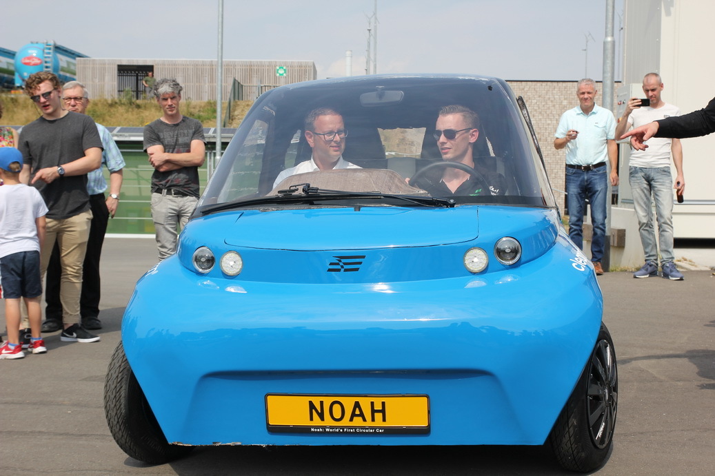 The world's first electric car made from flax and sugar - Dutch Noah - Electric car, , Netherlands, Ecology, Longpost, Netherlands (Holland)