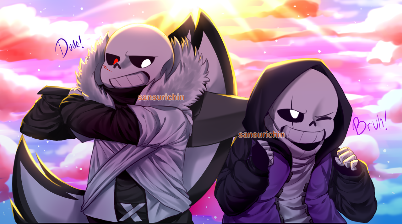 It's a sin not to share this picture with the fandom (why can't paps have espresso XD) - , Sans, Underverse, , , Undertale, Undertale AU