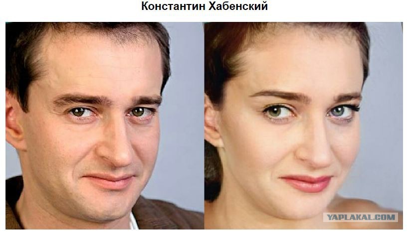 If popular Russian actors turned into women... - Celebrities, Images, Longpost