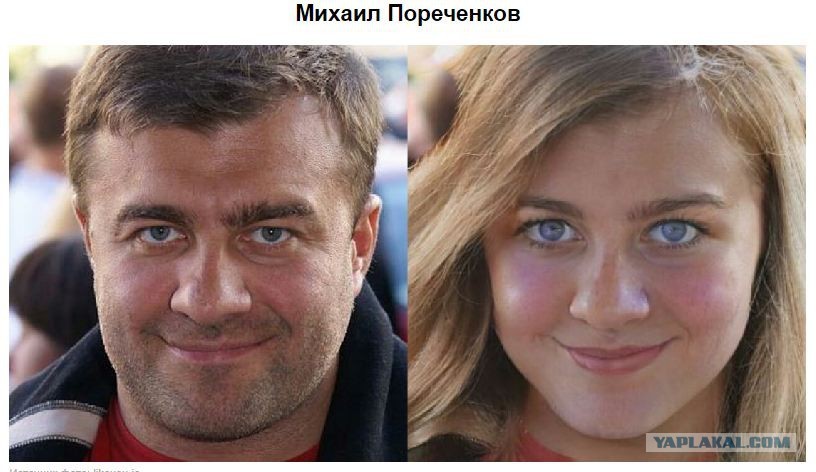 If popular Russian actors turned into women... - Celebrities, Images, Longpost