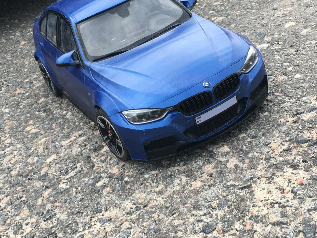 Делаем кузов BMW 3 (f30) m sport (м пакет) c пакетом m performance для RC модели с масштабом 1/10 при помощи 3d печати. Часть 8 - Моё, 3D печать, Rc, BMW, Estoril Blue, BMW 3 F30 м пакет, M performance, 3D принтер, Длиннопост, Радиоуправляемые модели