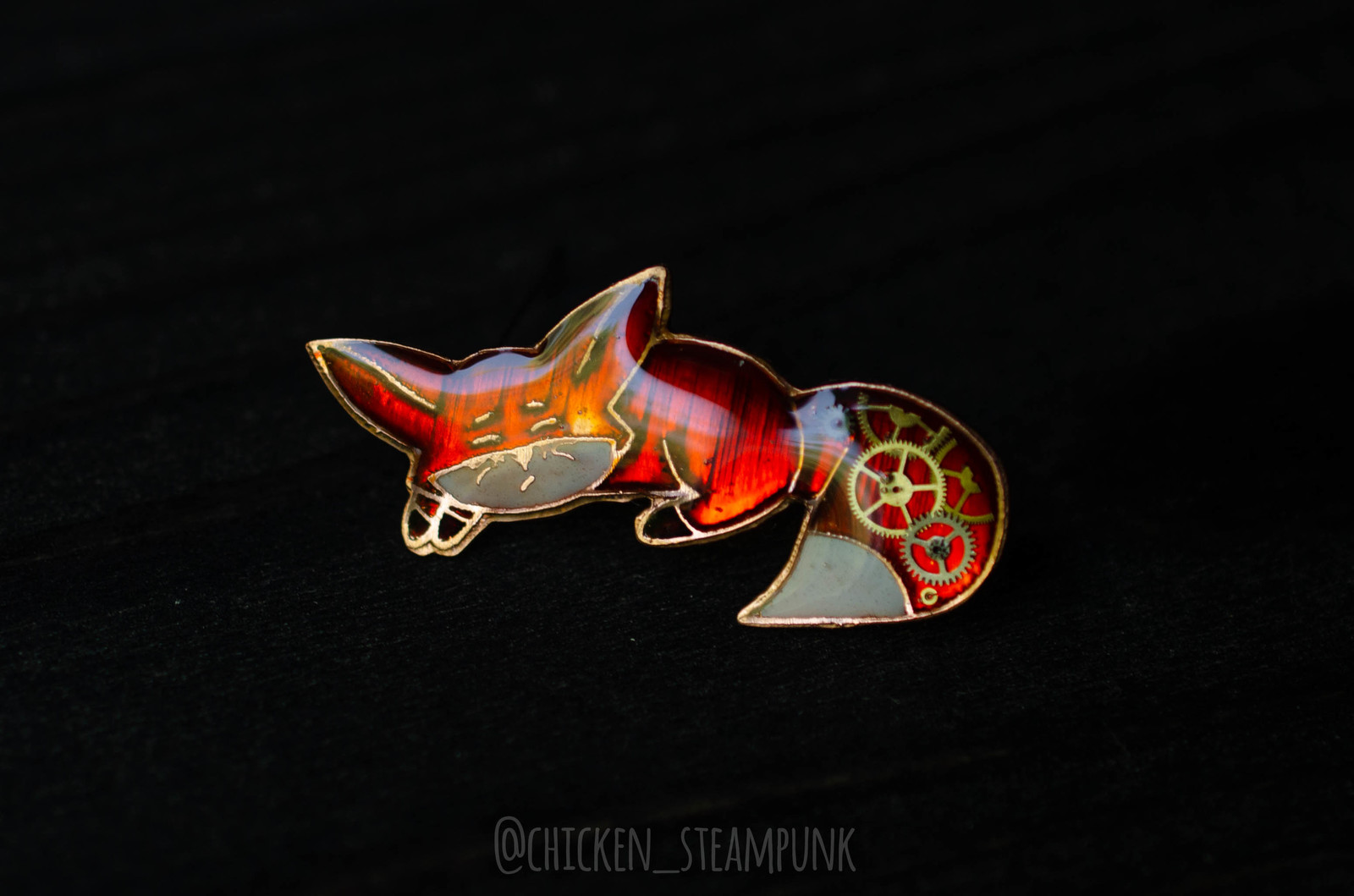 Fox Adventures. Copper brooches - My, Chicken steampunk, Metal products, Handmade, Creation, Needlework, With your own hands, Handmade, Fox, Longpost