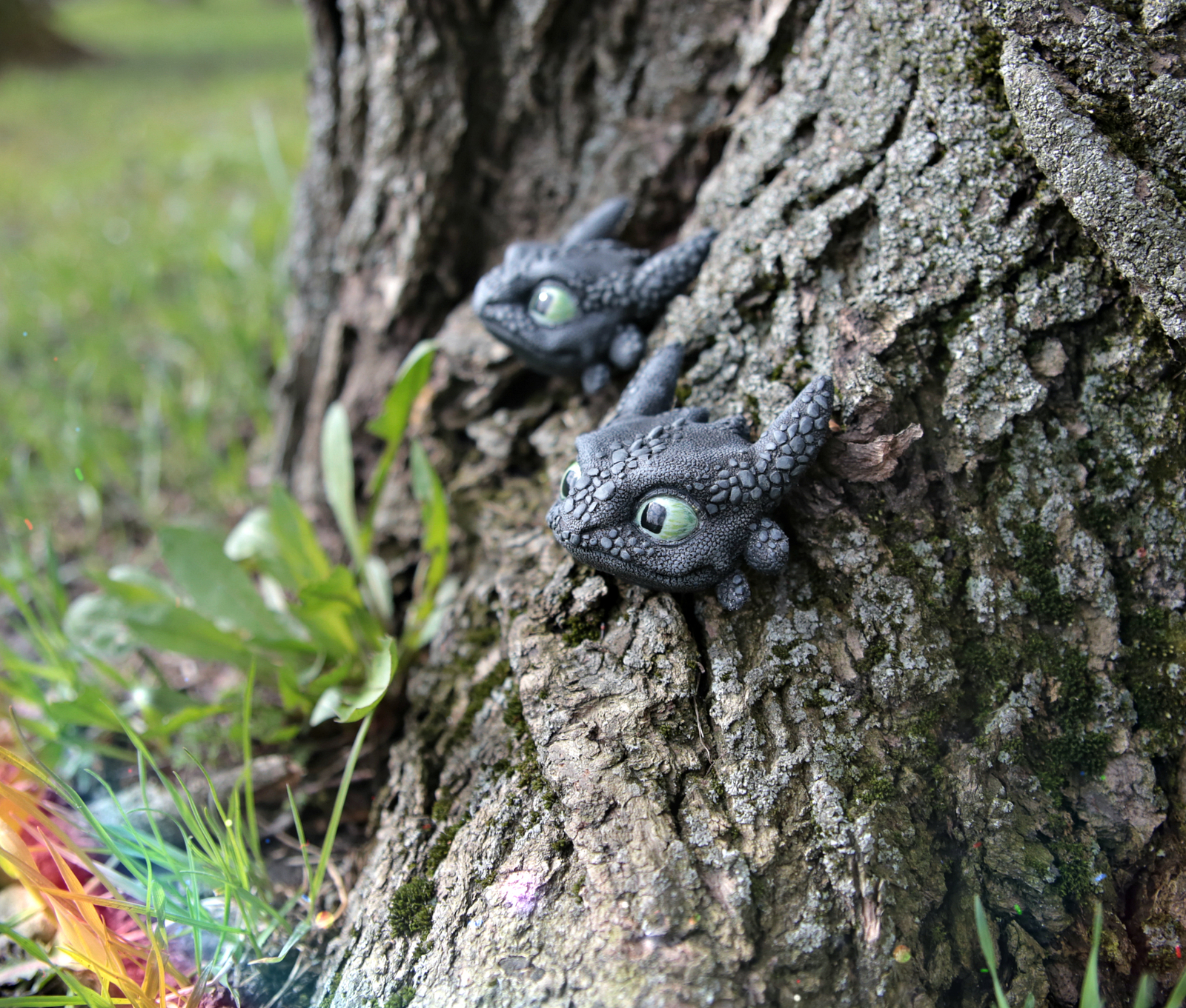 Toothless (brooch/magnet) - My, Toothless, How to train your dragon, Handmade, Creation, Лепка, Sculpture, Brooch, Magnet, Longpost