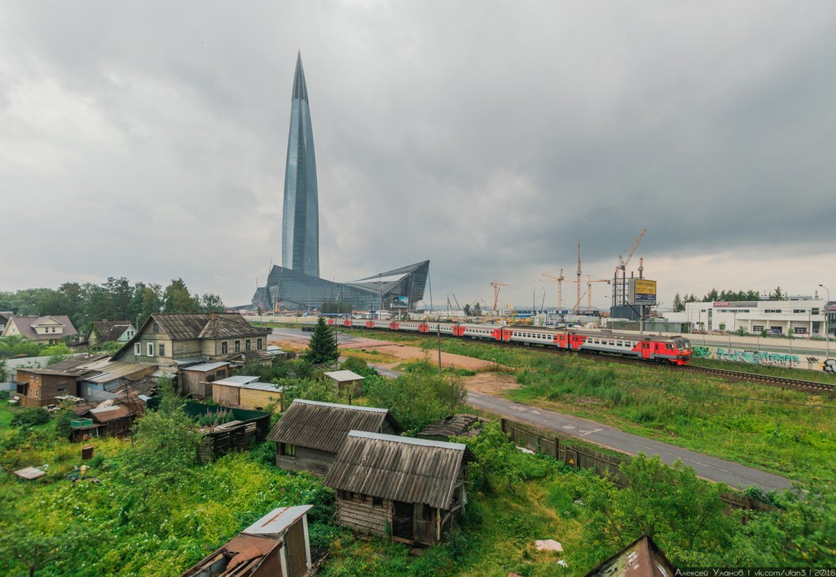 Russia is a country of contrasts - Saint Petersburg, Tower, Lakhta Center