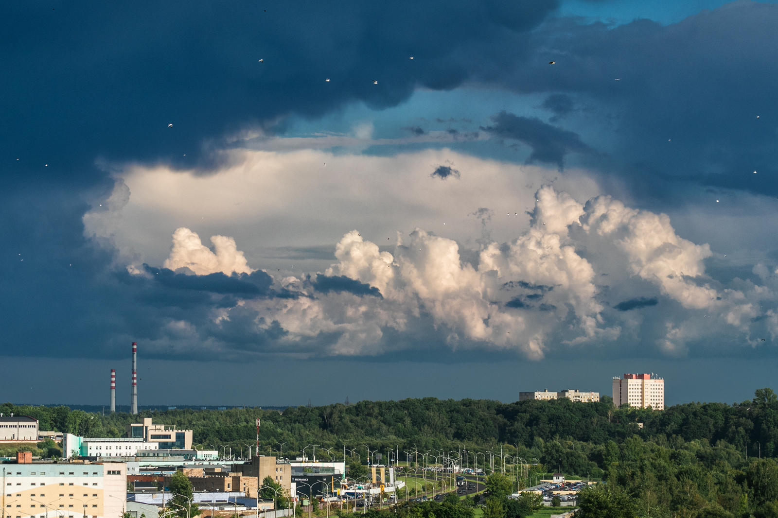 After the rain. - My, Minsk, Town, Clouds, Rain, After the rain, The photo