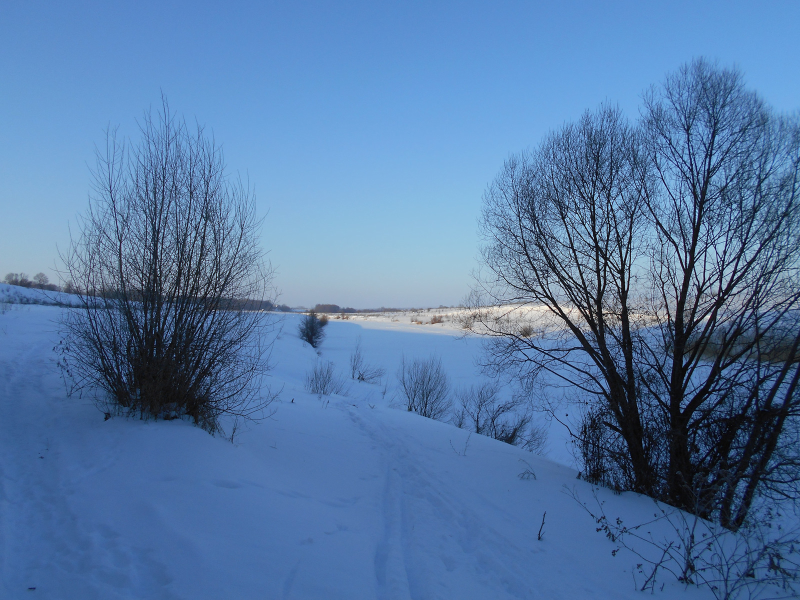 For spring water in a winter fairy tale - My, Winter, Blue Lake, Drive, Road trip, Tula region, Travels, Longpost