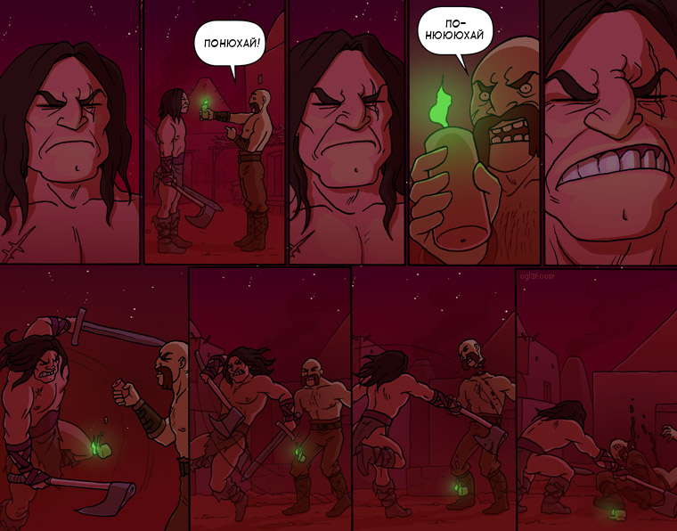 Kronar: Harmful fumes - Oglaf, Comics, Longpost