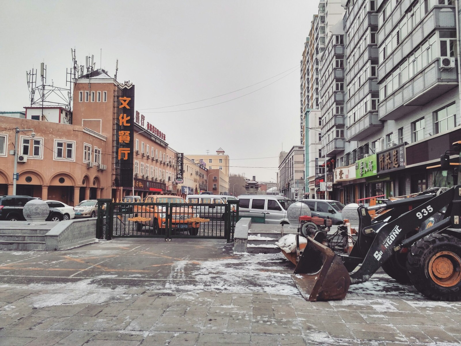 Улицы Харбина. - Моё, Китай, Улица, Зима, Азия, Фотография, Город, Харбин, Длиннопост