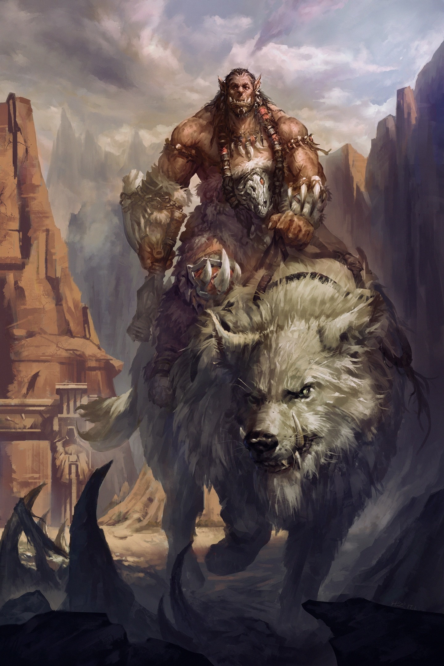 Great art by Durotan! - Wow, World of warcraft, Warcraft, Blizzard, Game art, Art, Creation