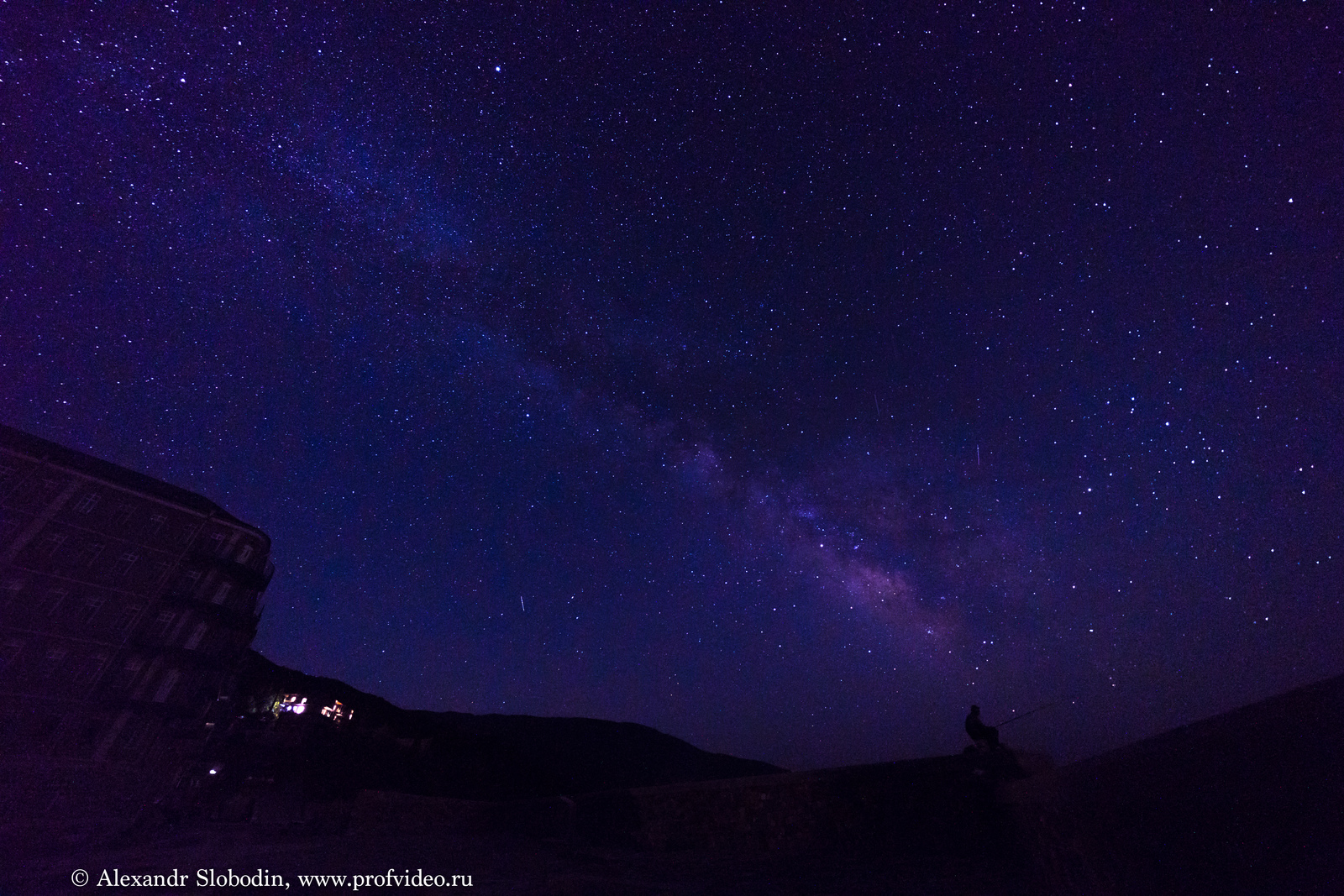 Milky Way over Mount Athos - My, Starry sky, Athos, 