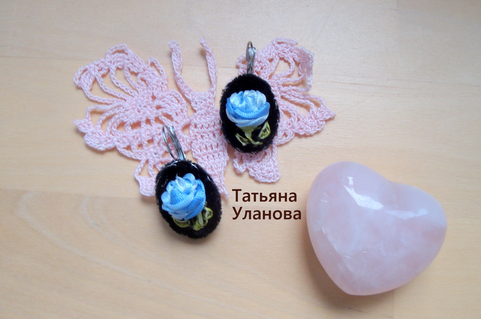 I'm back with earrings - My, Needlework, Needlework without process, Longpost, Earrings, Embroidery, Miniature, Decoration, Handmade