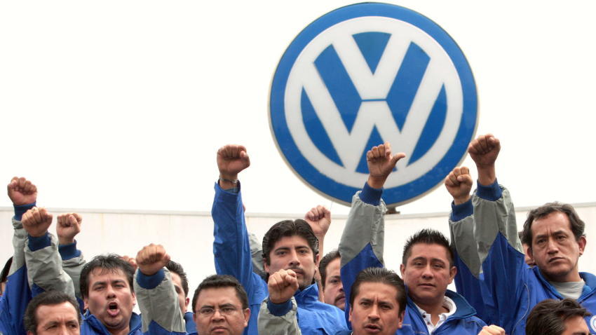 On the Kaluga Volkswagen Italian strike began - Russia, Society, Factory, Business, news, Longpost, Work, Auto, Employer