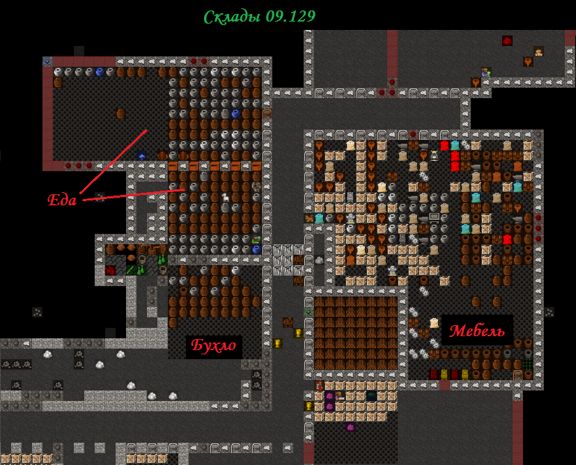 How I built pixel art in Dwarf Fortress. Part 2: elves-perverts and excavations of the whole floor. - My, Dwarf fortress, Longpost, Images, Computer games, Story, Mat