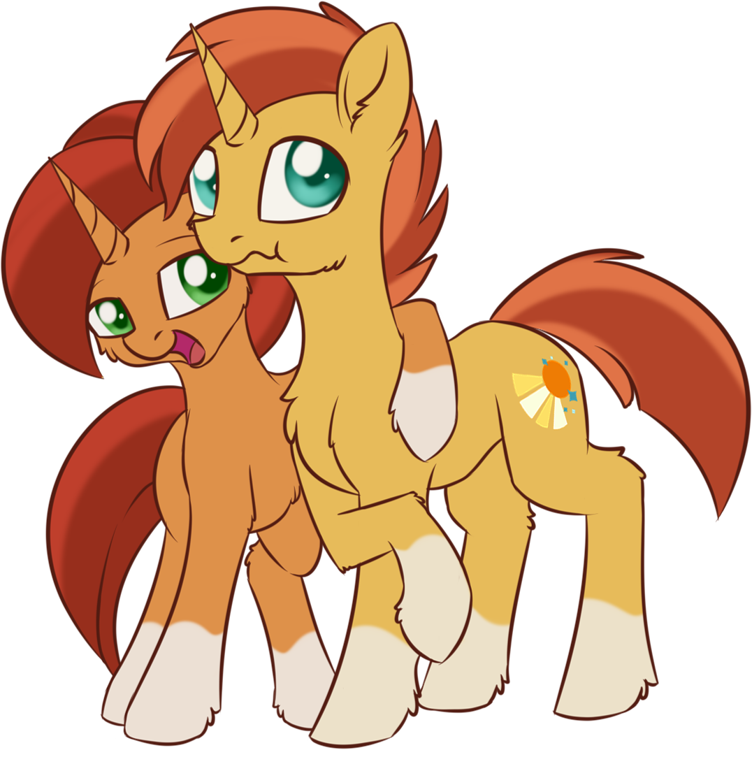 Family Time by Dusthiel - My little pony, PonyArt, Sunburst, Stellar Flare, Dusthiel