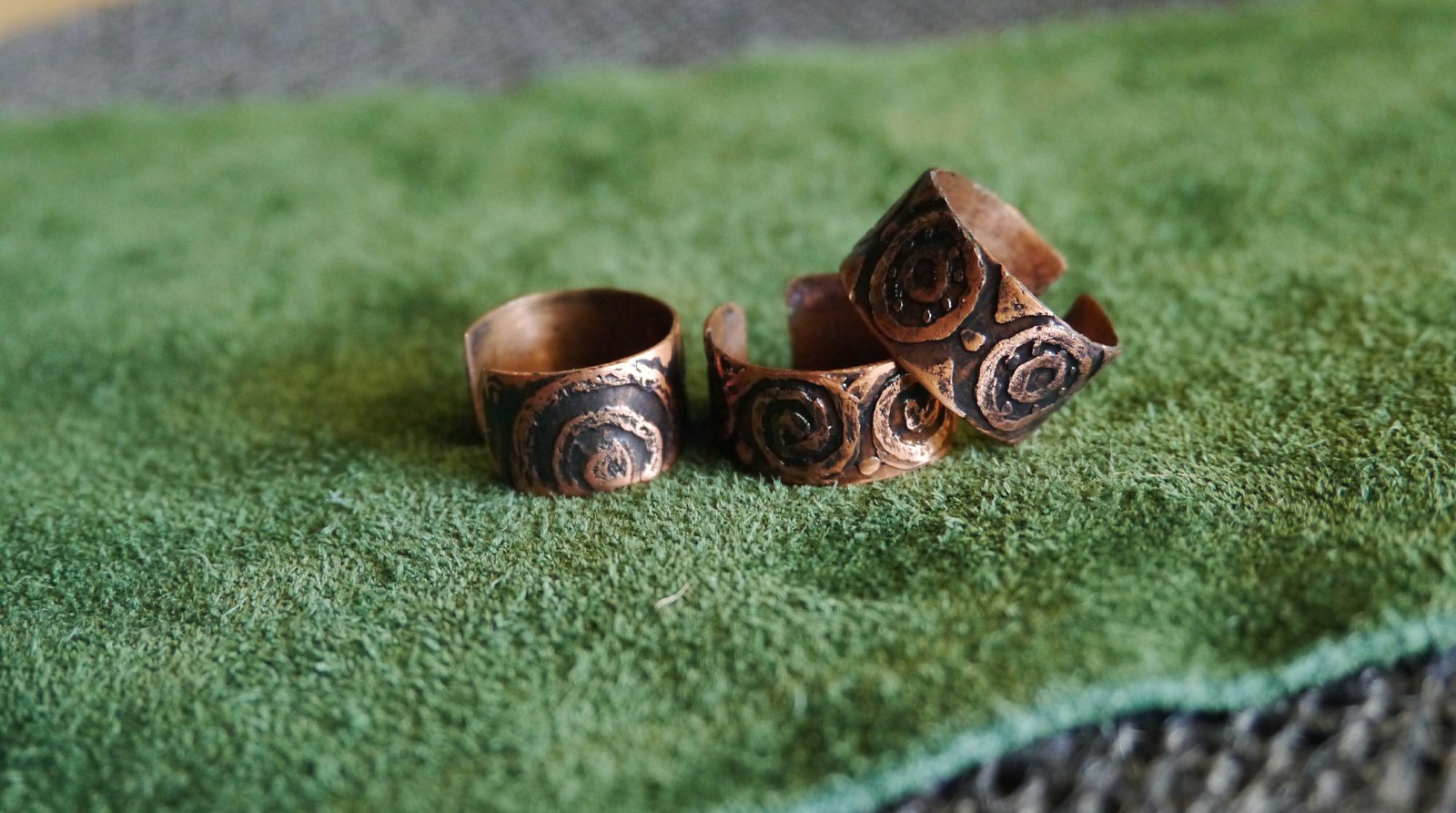 copper rings - My, Copper jewelry, Ring, Needlework without process, Longpost