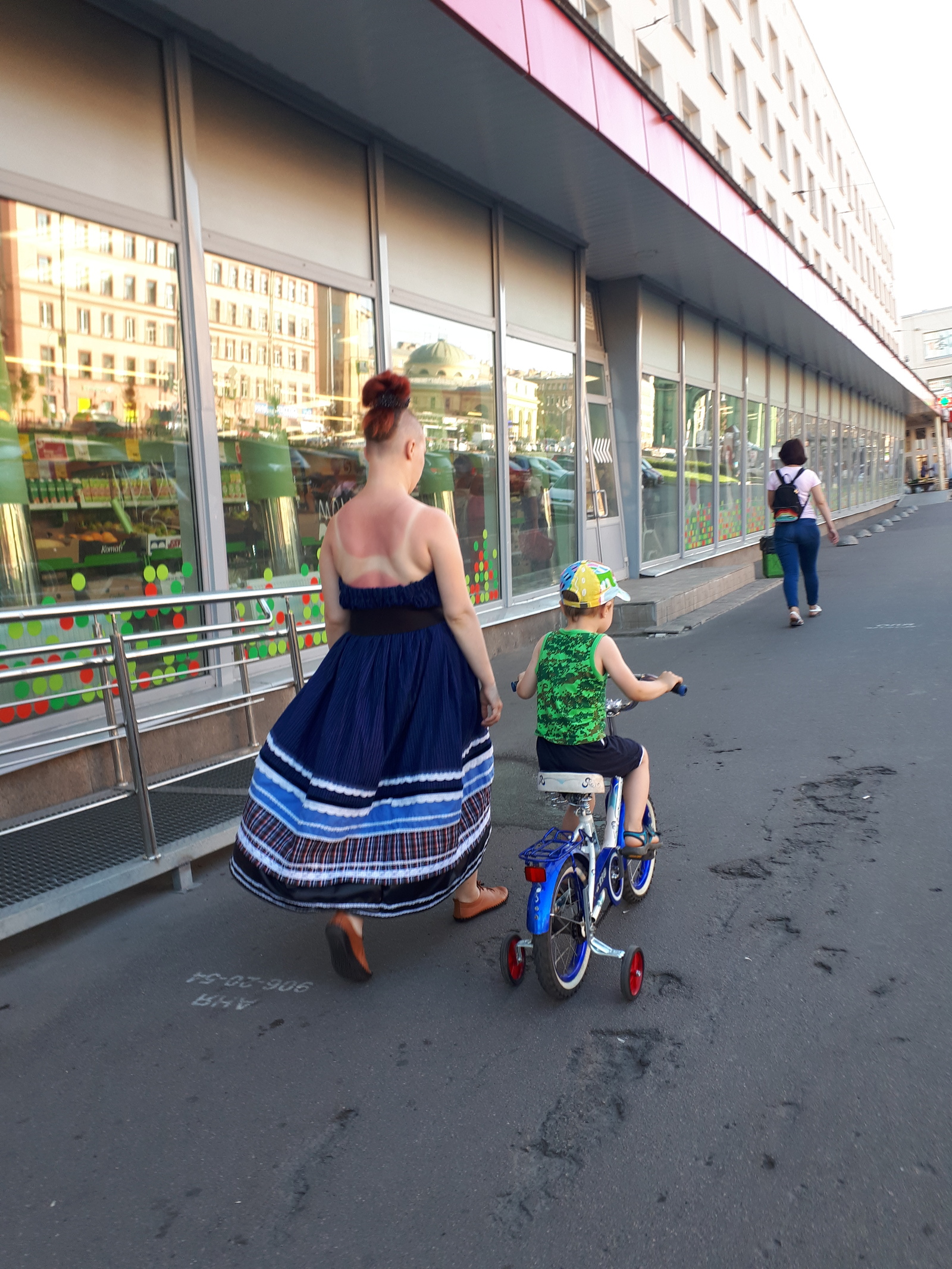 Mystery woman... - My, Bikers, Girls, Saint Petersburg, Motorcyclists