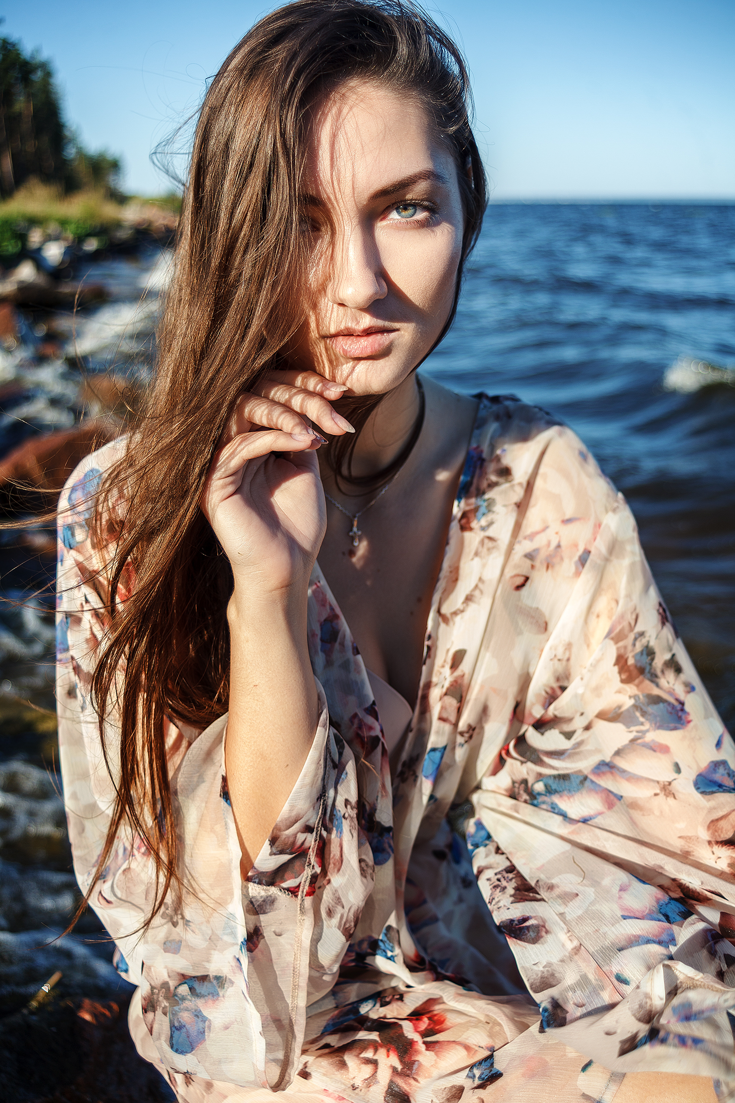 On the sea shore - My, Portrait, Girls, Sea, Ukrainians