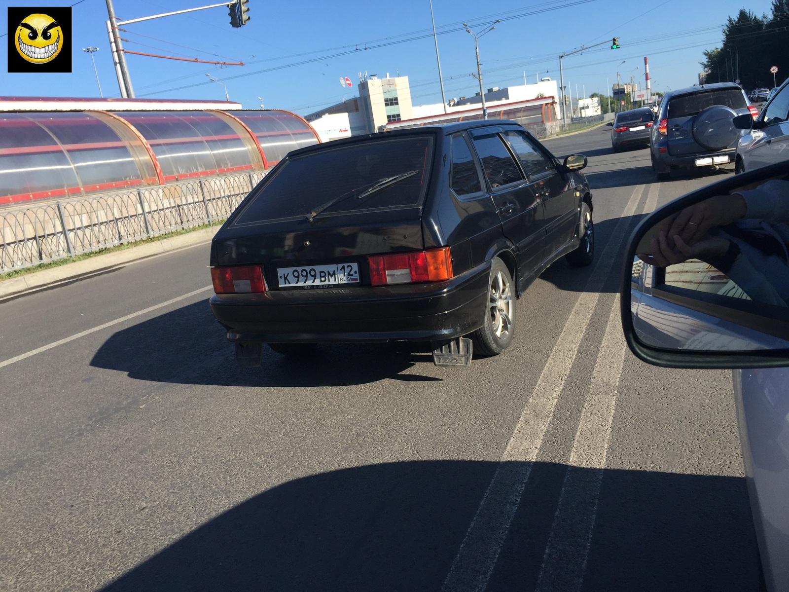 ПДД? Не, не слышал. - Моё, Нарушение ПДД, Без рейтинга, Автохам