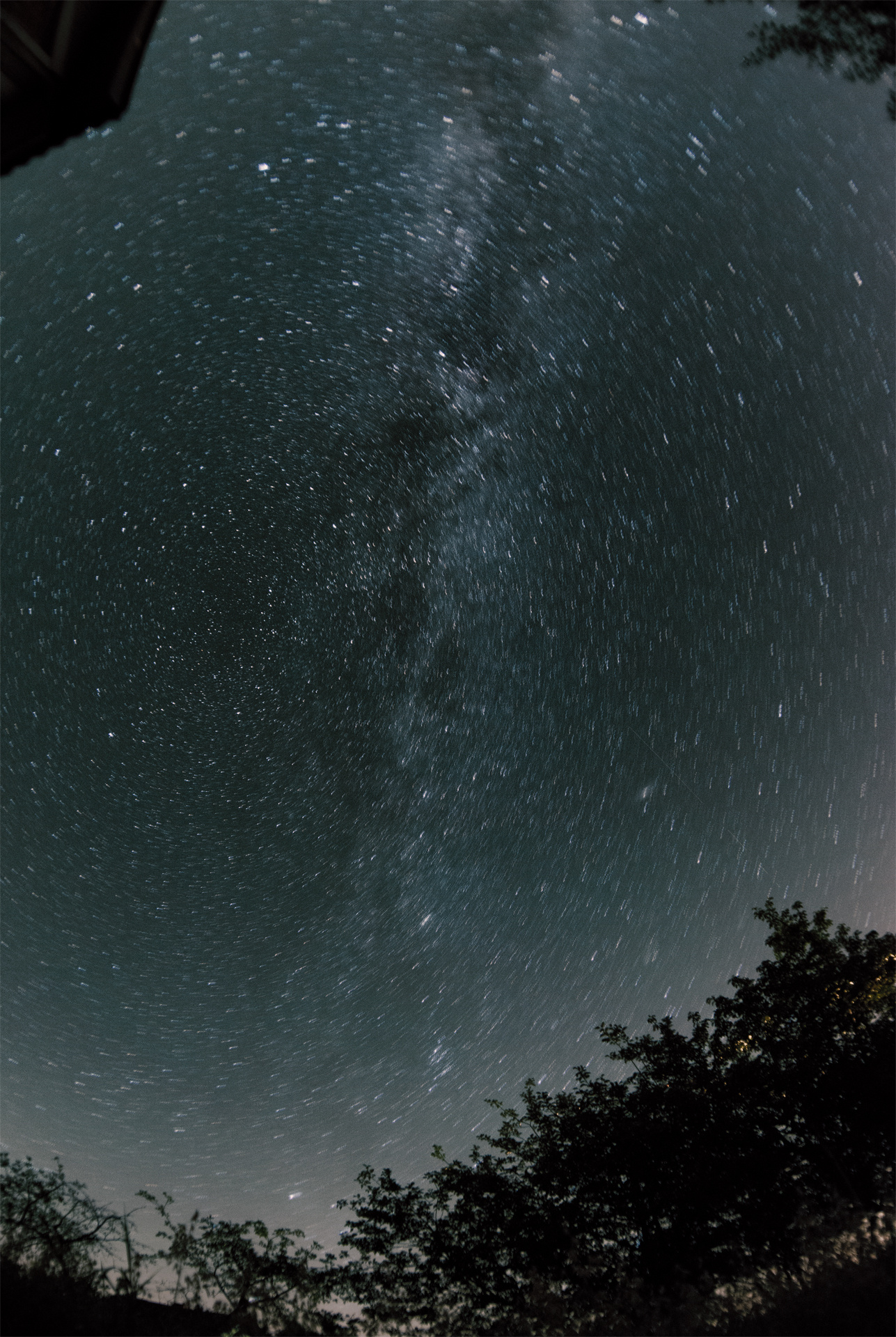 August 10. Moscow region - My, The photo, Sky, Star, Night, Village, Longpost