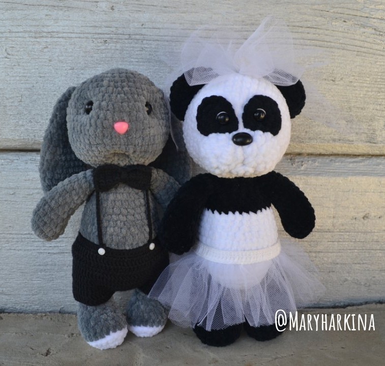 Present for the wedding - My, Crochet, Soft toy, Wedding, Longpost