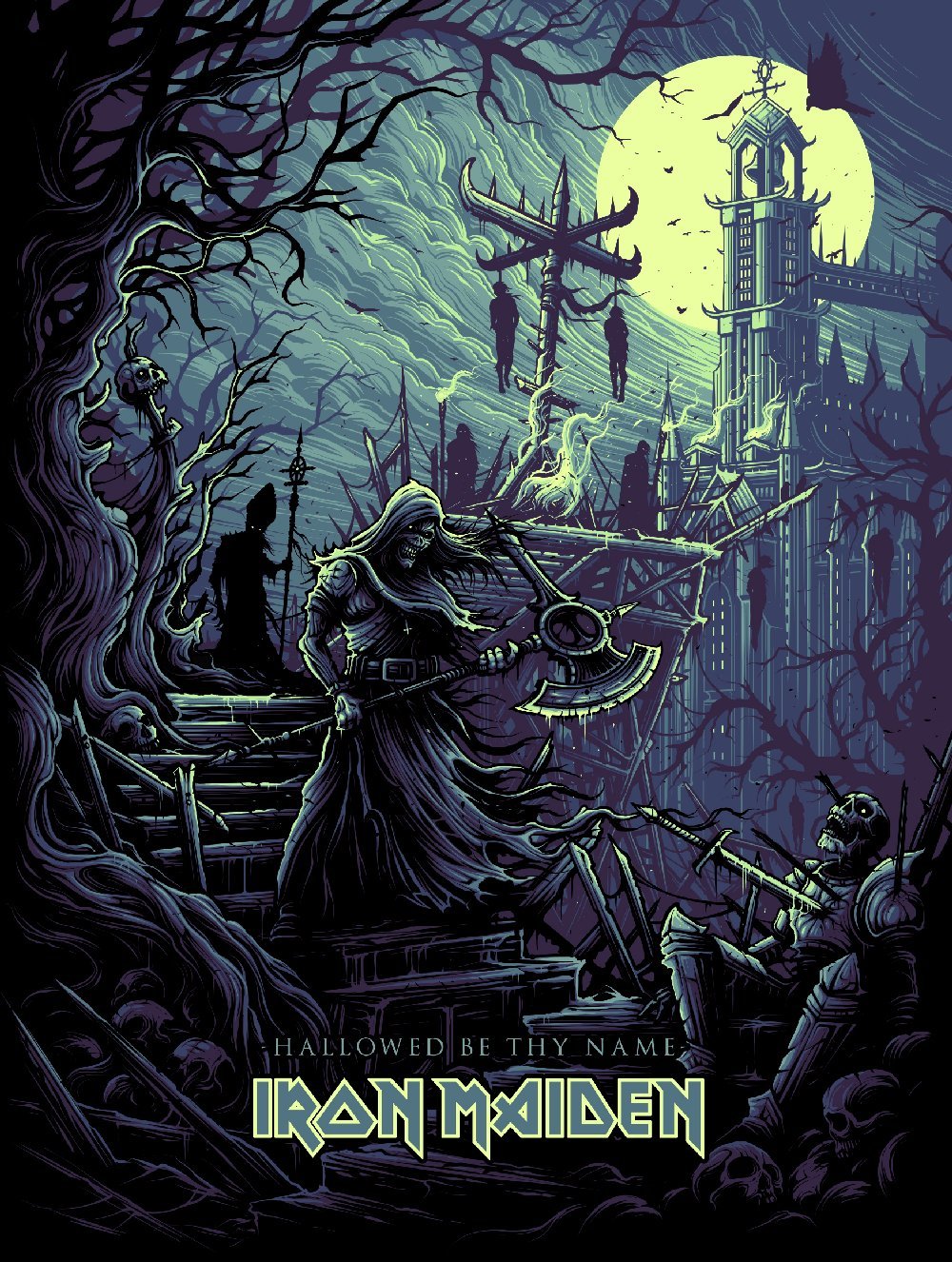 Gorgeous art by Dan Mumford - Art, Dark tower, Iron maiden, , , Keltuzad, , Longpost, Stephen King's dark tower, The Big Commotion in Little China