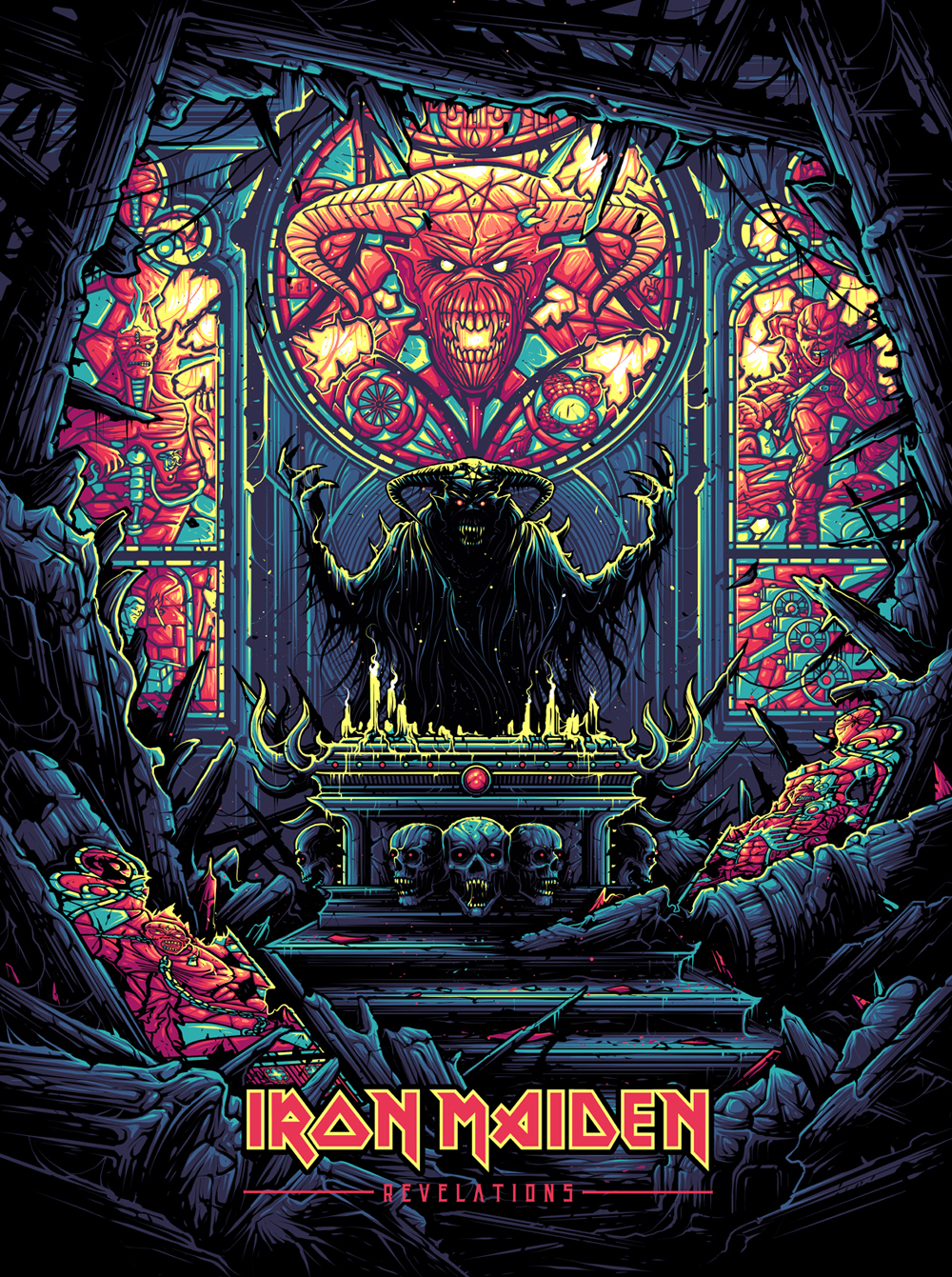 Gorgeous art by Dan Mumford - Art, Dark tower, Iron maiden, , , Keltuzad, , Longpost, Stephen King's dark tower, The Big Commotion in Little China