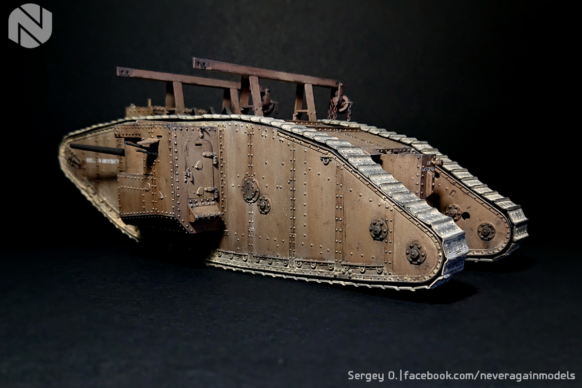 Sir Archibald straight from Gaza - My, Stand modeling, Prefabricated model, Tanks, , Longpost, Tag