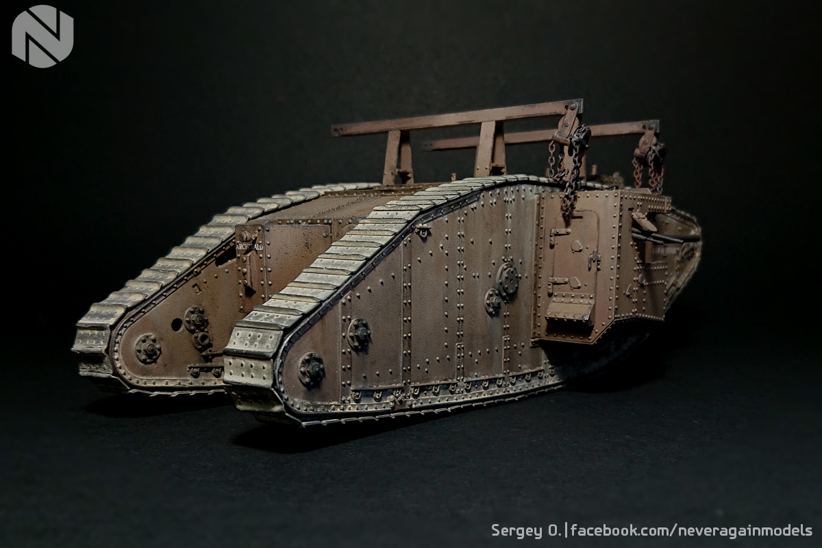 Sir Archibald straight from Gaza - My, Stand modeling, Prefabricated model, Tanks, , Longpost, Tag